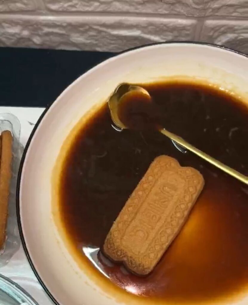Easy tiramisu recipe served in a glass dish