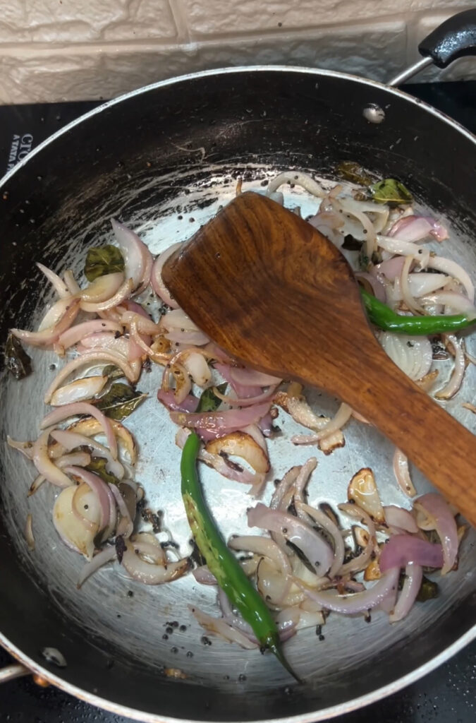 Traditional Indian yogurt curry recipe with spices