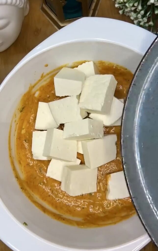 Air fryer tofu on a salad for a protein-packed meal