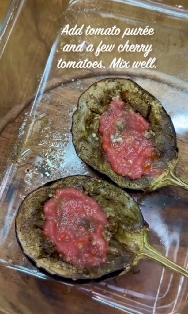 Crispy roasted eggplant served with yogurt dip