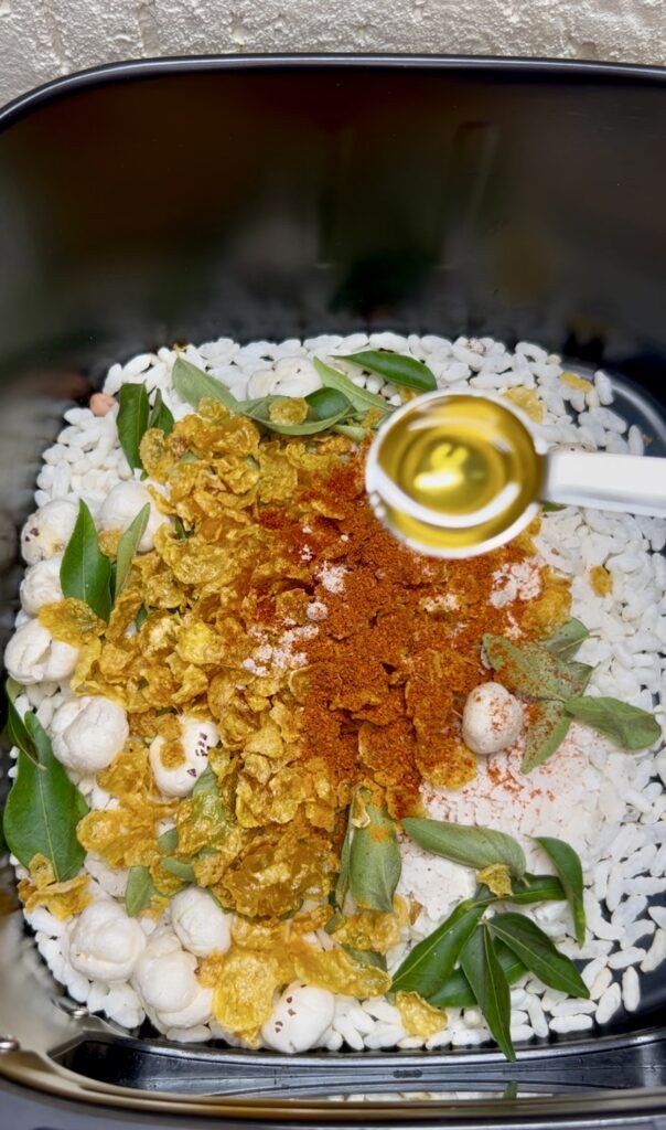 Homemade healthy snacks served in a bowl with fresh ingredients