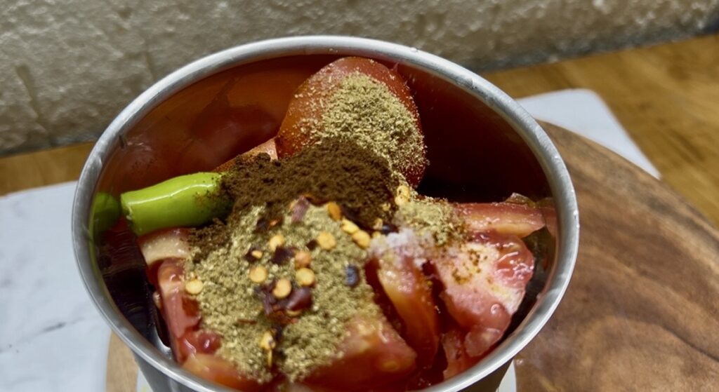 "Mini platter of bite-sized appetizers for parties"